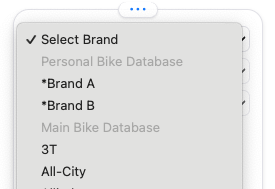 Geometry dropdown in calculator
